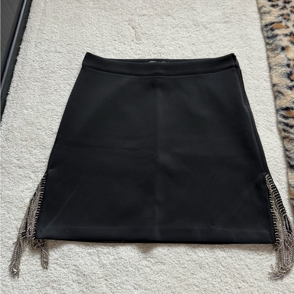 Good American Mini Skirt with Rhinestone Fringe - Picture 5 of 8